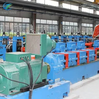 70m/min Velocidade 165mm Diâmetro Controle PLC Máquina de Fabricação de Tubos de Aço de Carbono