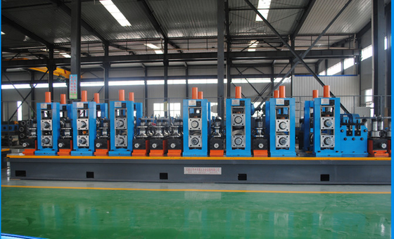 Linha de Máquina de Fabricação de Tubo Erw Automático Galvanizado de 300KW