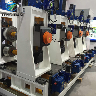 Máquina automática de fabricação de tubos quadrados de aço