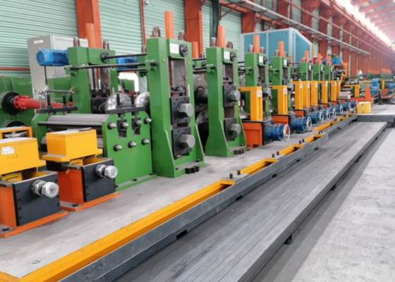 Máquinas de fabricação de tubos de aço carbono, redonda quadrada, ERW