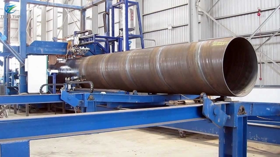 Máquina de fabricação de tubos de potência 380V para tubos espirais de 1500 mm