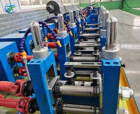 Máquina de moldagem automática de tubos de corte a frio 300KW Soldadora HF para tubos redondos