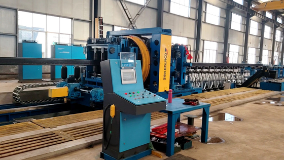 Máquina de moagem automática de tubos com servomotor para tubos quadrados de 400x400