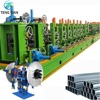 30m / min Máquina de fabricação de tubos de aço carbono de costura reta para tubos redondos