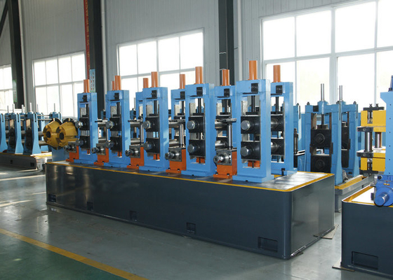 Máquina de moldagem de tubos de aço carbono ERW / moldagem de tubos de tubos Max 80m/min Worm Gear