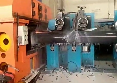 Fundição de tubos de aço quadrados de 50 m/min.