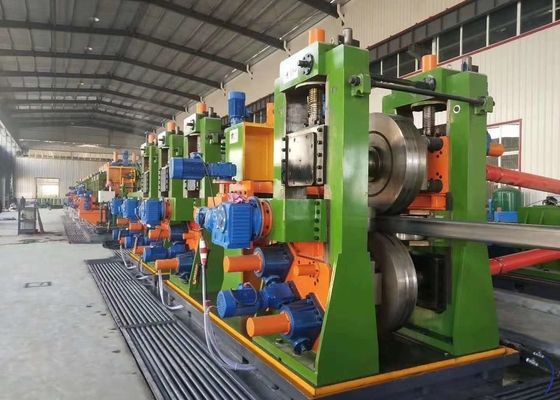 Linha de produção de tubos de aço de cilindrada de 10-30 m/min 165 mm