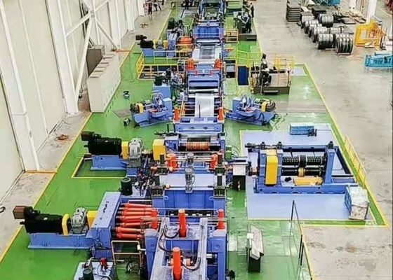 Máquina automática de corte de aço de 280 kW a 315 kW com motores DC para bobinas de aço carbono