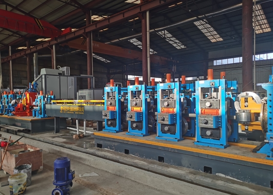 Linha de produção de tubos de aço de alta velocidade para interiores 3-8mm 600KW 380v/440v