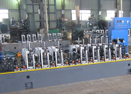 Máquina de fabricação de tubos de aço soldados de alta frequência Cnc 12 mm MS Tube Mill Machine