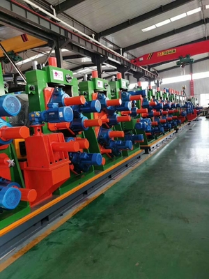 Moinho de tubos de alta frequência soldado de tubos redondos de tubulação automática de diâmetro de 325 a 530 mm espessura de 4 a 9 mm