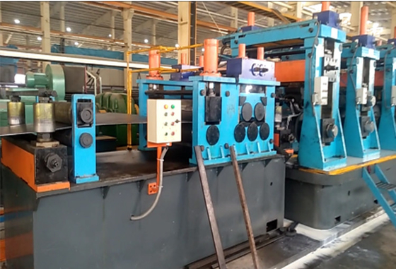controle galvanizado 165mm do Plc da máquina do moinho de tubo