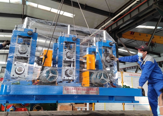 ERW de alta frequência soldou o sistema de controlo do Plc da máquina da fabricação do moinho de tubulação