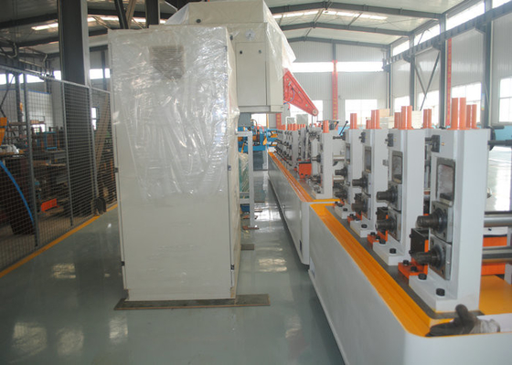 Linha de produção de aço tubulação do tubo da precisão alta do erw que faz a máquina