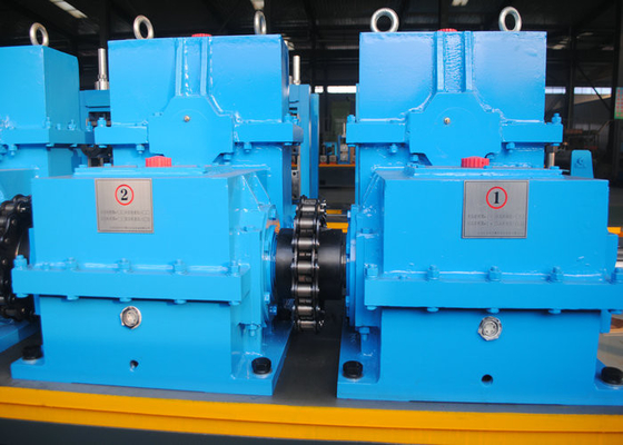 Fabricação de tubos redondos Equipamento de moinho de tubos ERW soldados Max 80m / min Velocidade de funcionamento