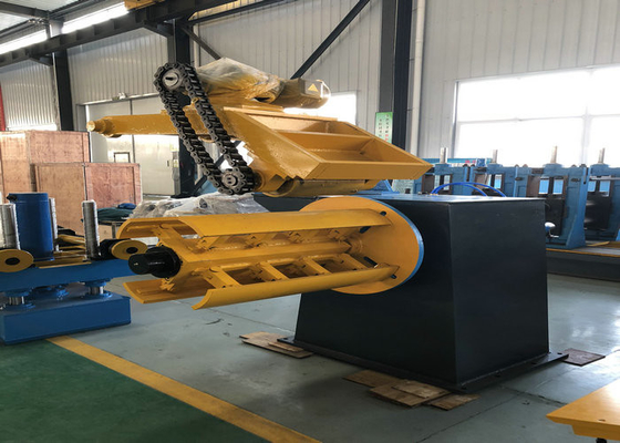 Máquina de corte de aço da precisão alta com unidade do PLC/bobina de aço Decoiler