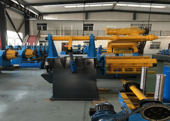 Máquina de corte de aço de Decoiler da bobina com precisão alta da unidade do PLC