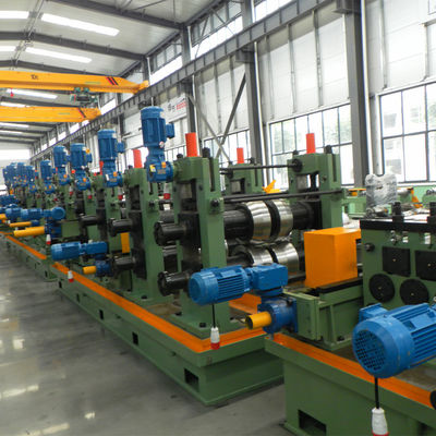 Moinho de tubos soldados ERW com motor e motor para tubos quadrados e circulares Máquina de fabricação de tubos de soldagem de aço carbono
