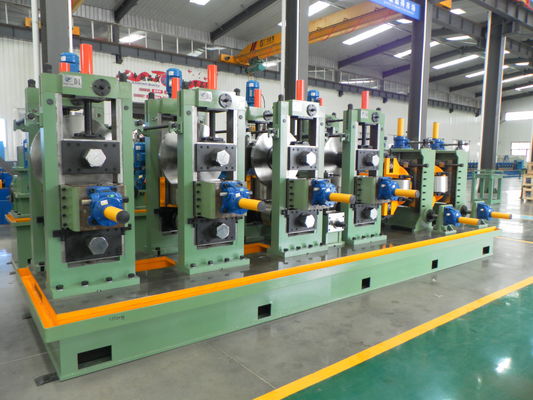Moinho de tubos ERW para fabricação de tubos de aço carbono com controle PLC Máquina de moinho de tubos soldados de alta produtividade de 6m-18m