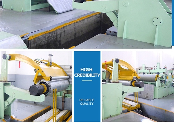 Máquina de corte de bobinas de aço galvanizado Cnc de alta velocidade de 800 mm de largura