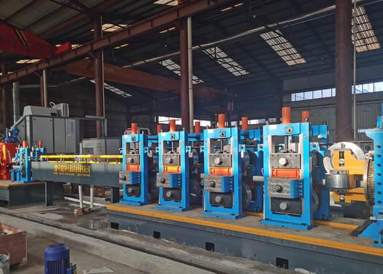 Tubulação da soldadura elétrica do processo da máquina da tubulação do aço de baixa liga 1.5mm Erw